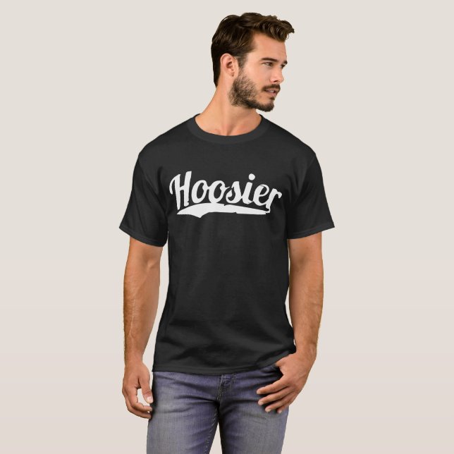 Camiseta HOOSIER El estado de la granja de apodos nativos I (Anverso completo)