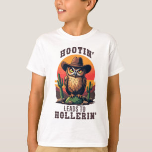 Camiseta Hootin De Vaquero Oeste Lleva A Hollerin