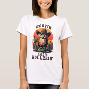 Camiseta Hootin De Vaquero Oeste Lleva A Hollerin
