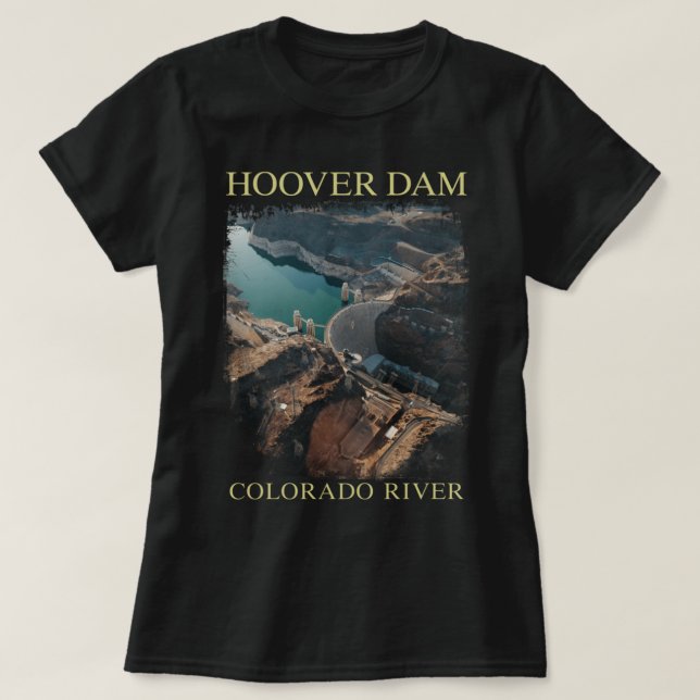 Camiseta Hoover Dam Nevada Arizona Colorado River Engineeri (Diseño del anverso)