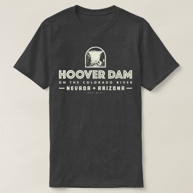 Camiseta Hoover Dam Tan (Diseño del anverso)