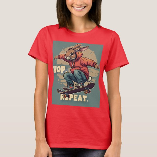 Camiseta HOP REPEAT - Diversión y energía (Anverso)