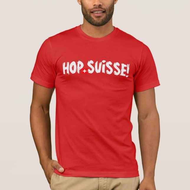 CAMISETA ¡HOP SUISSE! (Anverso)