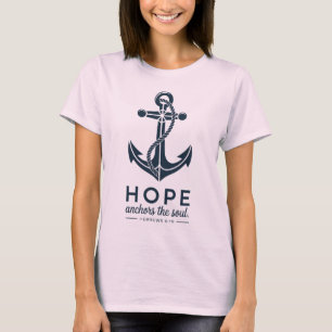 Camiseta Hope Ancla La Alma Cristiano