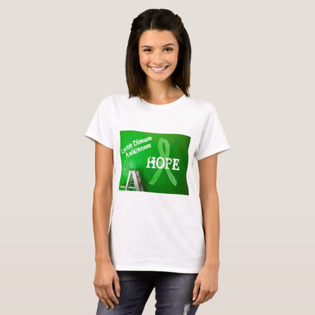Camiseta HOPE de la cinta de concientización sobre (Anverso completo)