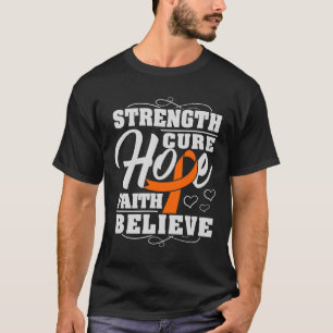 Camiseta Hope Faith cree que leucemia Sensibilización sobre