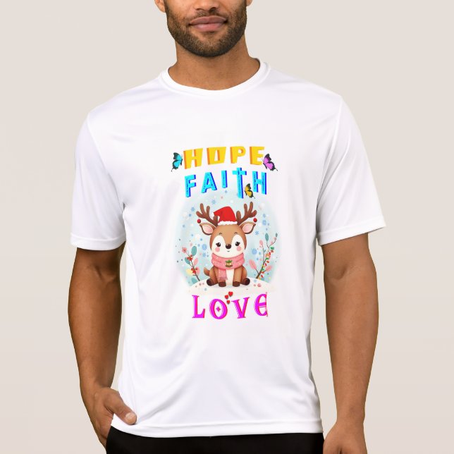 Camiseta Hope Faith Love (Anverso)