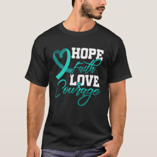 Camiseta Hope Faith Love Courage PSTD Stress Awareness Mont