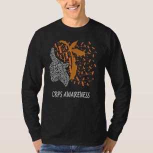 Camiseta Hope Fight Cure Support Crps Awareness Dragonfly W