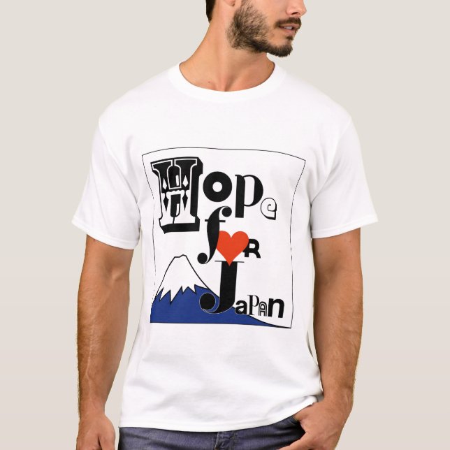 Camiseta hope for japan (Anverso)