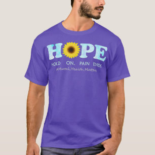 Camiseta HOPE Hold On Pain Ends Depression Mental Health A