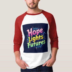 Camiseta Hope Ilumina Futuros - Futura Futurista y Vibrante