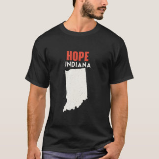 Camiseta Hope Indiana USA State America Viaja Indianan