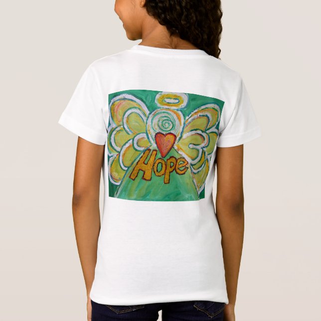 Camiseta Hope Inspiration Angel Shirt (Arte en el Lado Post (Reverso)