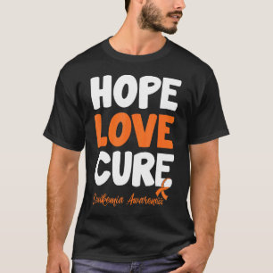 Camiseta Hope Love Cure Aml Leukemia Awareness