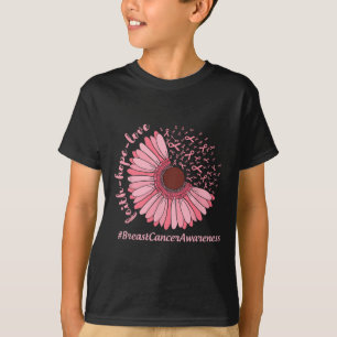 Camiseta Hope Love Sunflower Ribbon Sensibilización sobre e