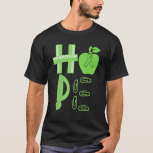Camiseta Hope National Depression Screening Day Green Ribbo