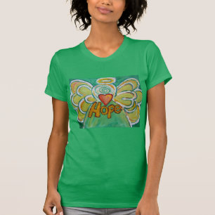 Camiseta Hope Word Angel Art Personalizados Inspiradores Ca