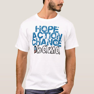 Camiseta HopeActionChange Obama