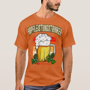 Camiseta Hopfleistungstrinker Bier Hopfen Spa Fun Fiesta