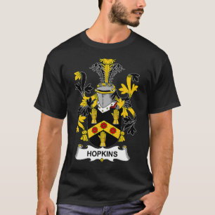 Camiseta Hopkins Coat of Arms Family Crest Premium