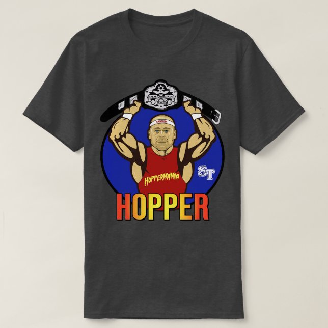 Camiseta Hopper Mania (Diseño del anverso)