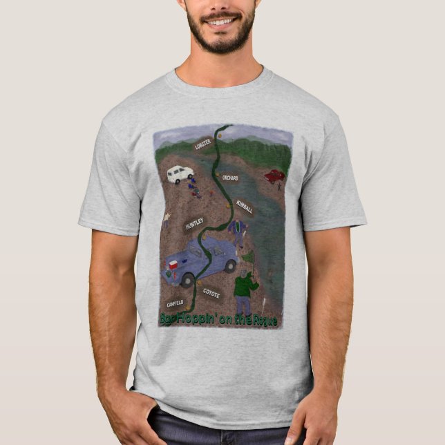 Camiseta Hoppin' en el canalla (Anverso)