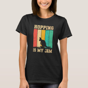 Camiseta Hopping Es My Jam For A Wallaby Kangaroo Expert