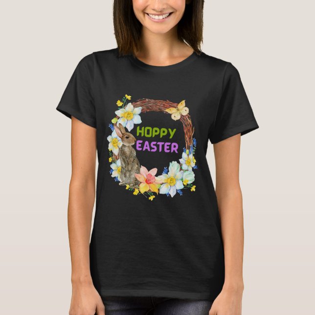 Camiseta Hoppy Easter Bunny (Anverso)