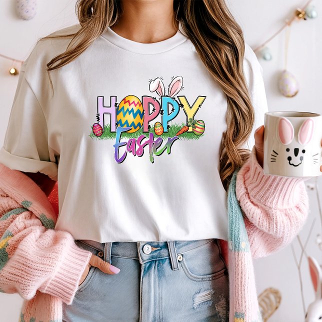 Camiseta Hoppy Easter Bunny Egg Hunt (Subido por el creador)
