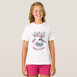 Camiseta "Hoppy Easter" para niños con cara de con