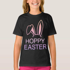 Camiseta Hoppy Hare Pastel Kids Easter Tee