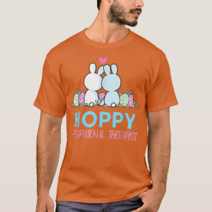 Camiseta Hoppy Occupational Therapist Happy Easter Rabbit E