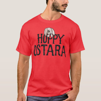 Camiseta Hoppy Ostara lindo conejo primavera pagana de cone