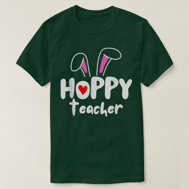 Camiseta Hoppy Teacher Bunny  (Diseño del anverso)