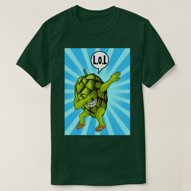 CAMISETA HOPS DABBING CASCADE T (Diseño del anverso)