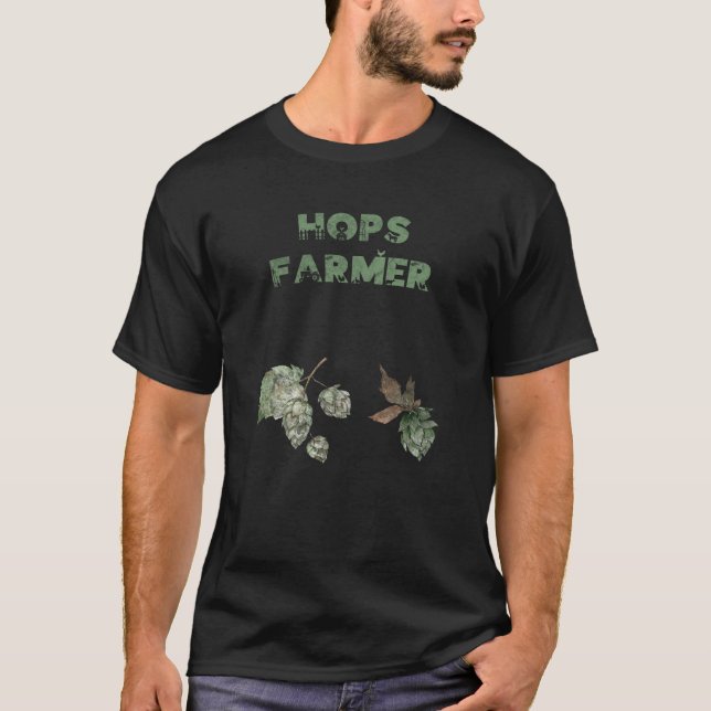 Camiseta Hops Farmer Beer Agriculture (Anverso)