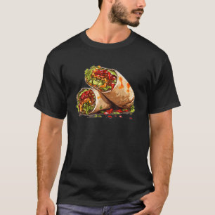 Camiseta Hora de almuerzo con burrito para los amantes de l