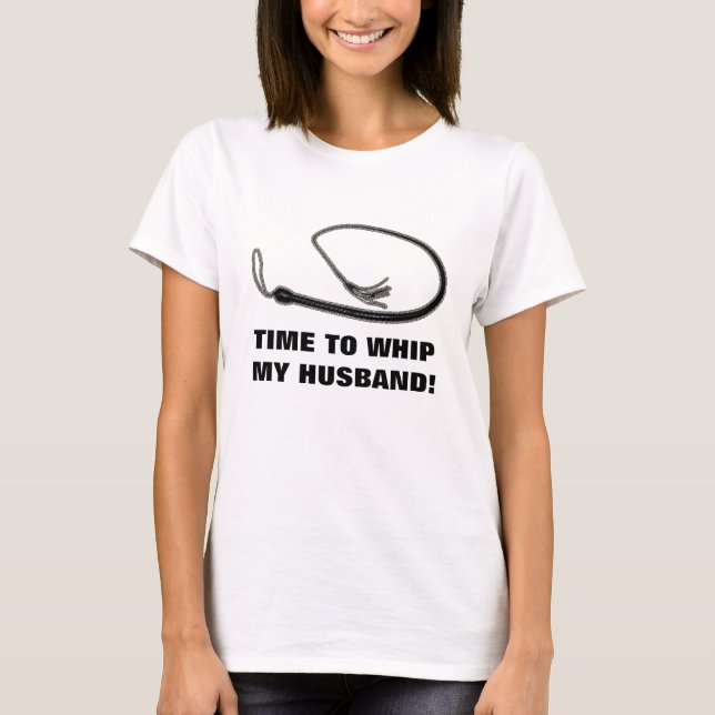 CAMISETA ¡HORA DE BORRAR A MI ESPOSO! (Anverso)