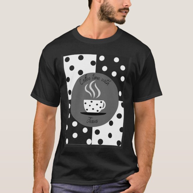 Camiseta hora de café con Jesús (Anverso)