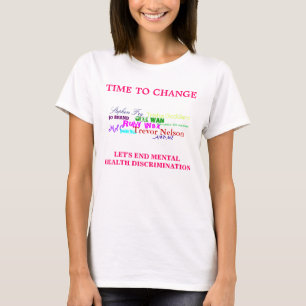 Camiseta Hora de cambiar… Conciencia de la salud mental
