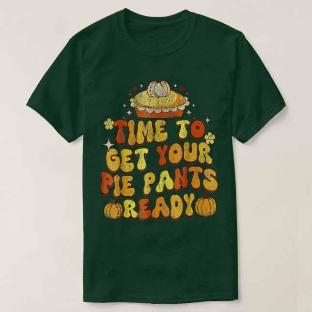 Camiseta Hora De Cena De Acción De Gracias Familiar Para Ob (Diseño del anverso)