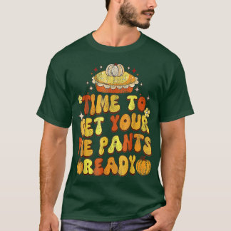 Camiseta Hora De Cena De Acción De Gracias Familiar Para Ob