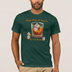 Camiseta Hora de Cóctel Haz que el Mío Sea un Escocés con H
