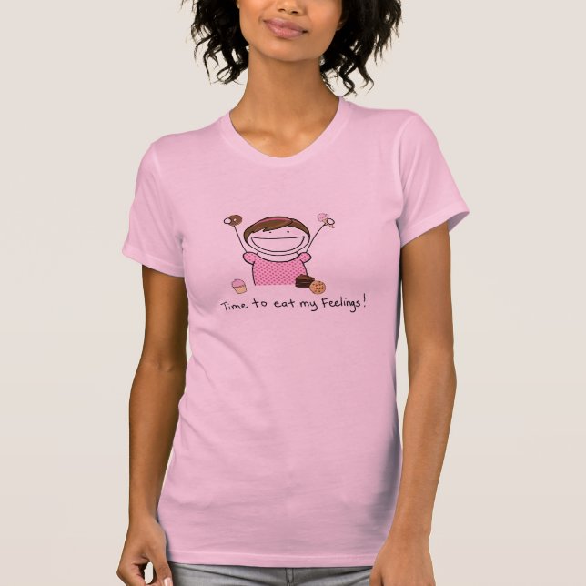 Camiseta Hora de comer mis sensaciones (Anverso)