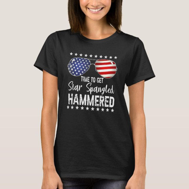 Camiseta Hora De Conseguir Estrella Española Hammered 4 De  (Anverso)