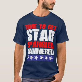 Camiseta Hora de conseguir la estrella Spangled martillada