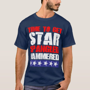 Camiseta Hora de conseguir la estrella Spangled martillada