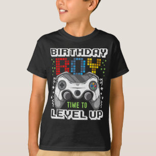 Camiseta Hora de cumpleaños para levantar videojuegos