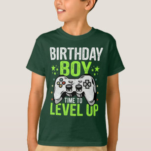 Camiseta Hora de cumpleaños para nivelar a los chicos de r
